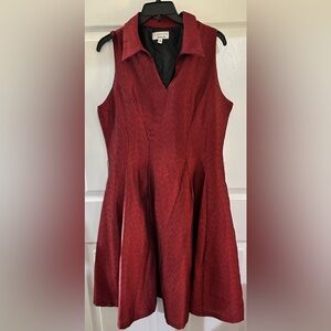 Signature by Bobbi Bee Red Sleeveless Dress
